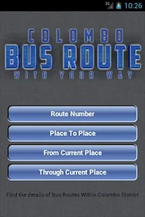 ColomboBusRoute - screenshot thumbnail