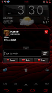 GO SMS Crimson Cobalt Theme(圖2)-速報App