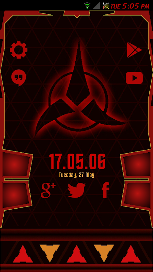 Android application KLINGON CLOAK LIVE WALLPAPER screenshort