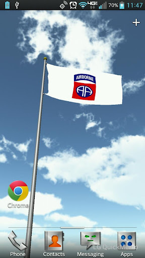 82nd AB Flag Live Wallpaper