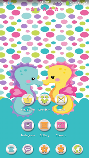 Sealife Go Launcher Theme