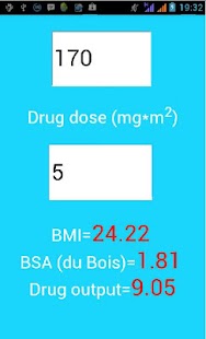 Lastest Bmi Bsa Calculator APK for Android