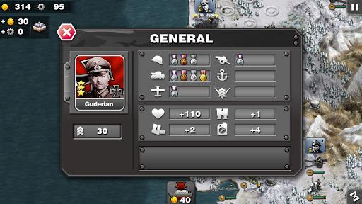 لعبة ستراتيجية مميزة  للأندرويد Glory of Generals HD