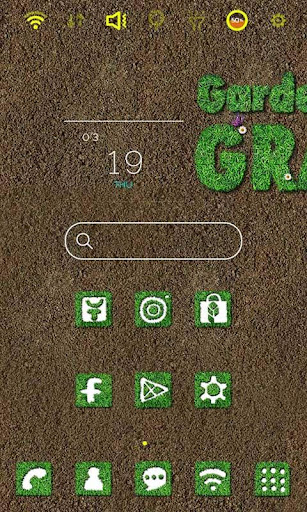 잔디가꾸기 런처플래닛 테마