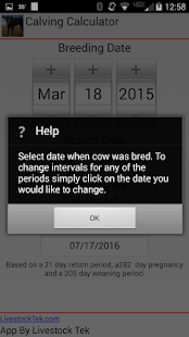 Free Calving Calculator Ad Free APK for Android