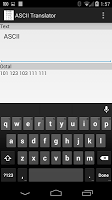 ASCII Translator APK スクリーンショット画像 #2