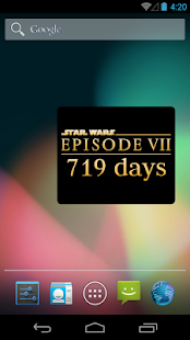 Episode VII Countdown Widget