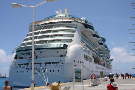 Royal Caribbean's Serenade of the Seas in St. Maarten.
 