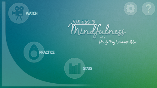 Android application Four Steps To Mindfulness screenshort