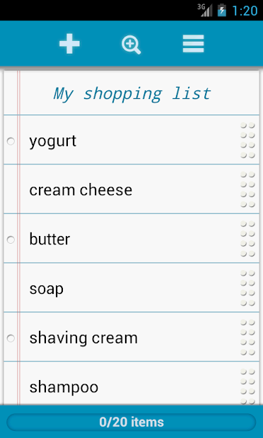 Running list app. Grid list android.