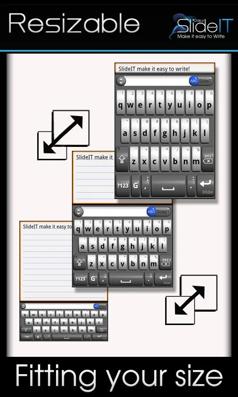 SlideIT gratuit Keyboard - screenshot