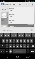 Bluetooth Chat screenshot