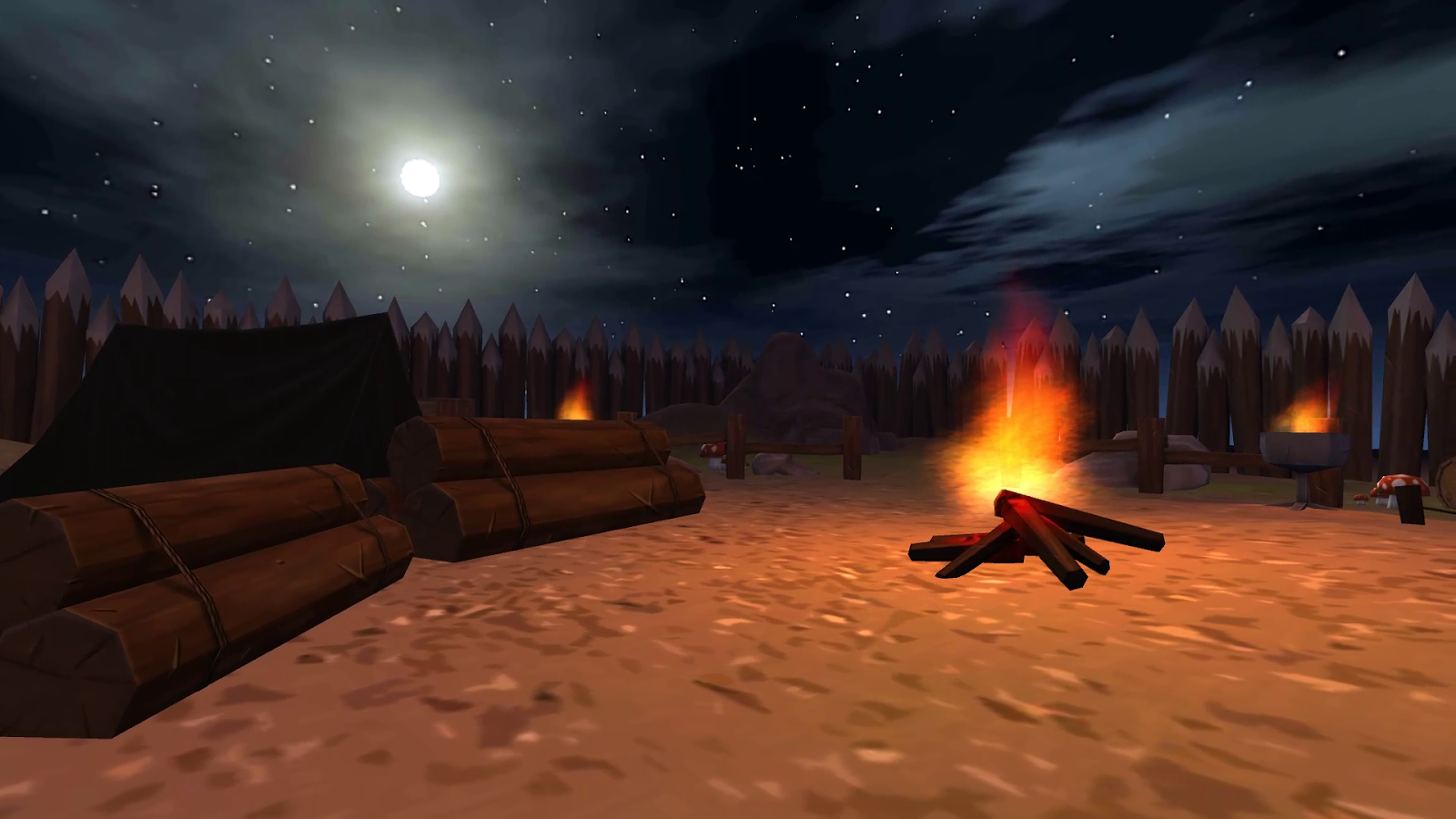    Campfire VR Cardboard- screenshot  
