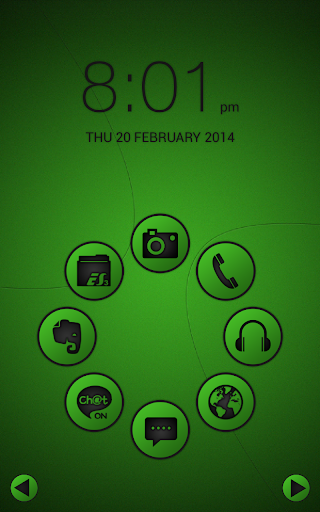 Smart launcher theme SoftGreen