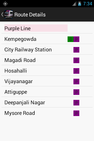 【免費旅遊App】Bangalore Namma Metro Routes-APP點子