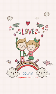 Download Cutecouple Heart go launcher APK for PC