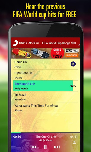 【免費音樂App】FIFA World Cup Songs MIX-APP點子