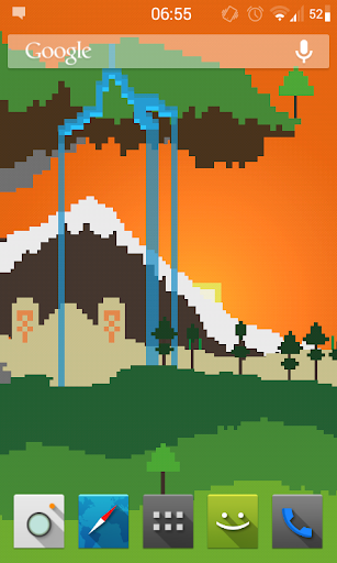 Pixel Landscape Live Wallpaper