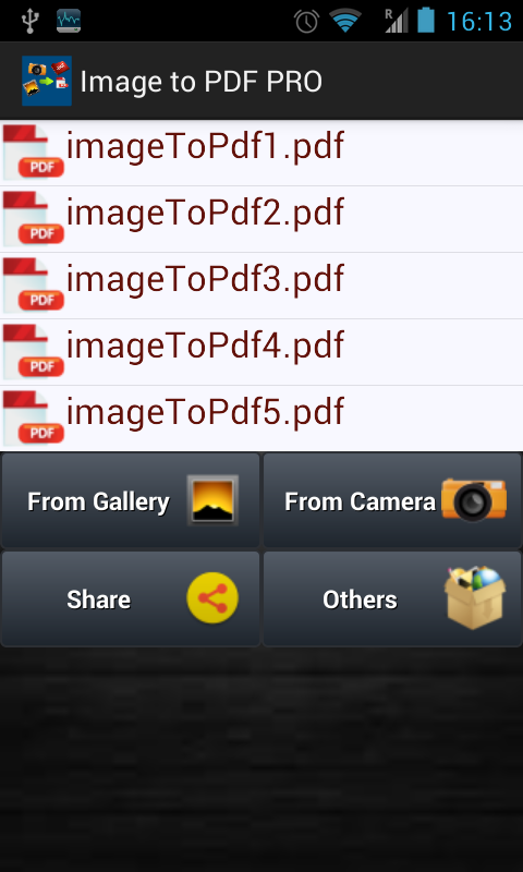 Image To PDF PRO Screen 1