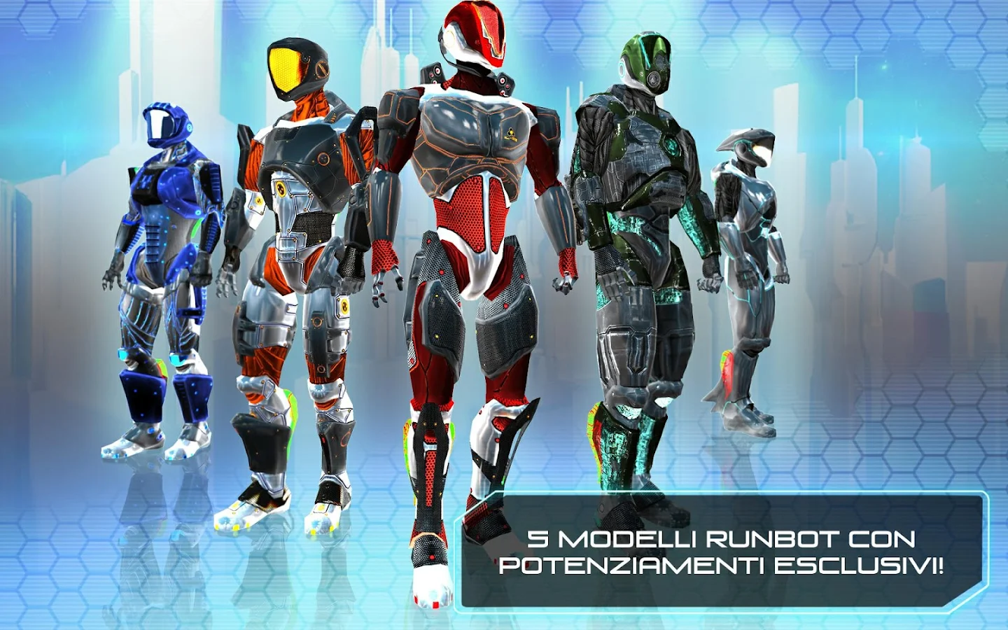  RunBot, impressionante e affascinante endless runner robotico per Android