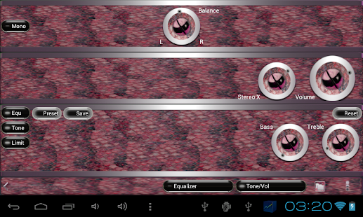 poweramp skin red snake Screenshots 5