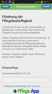 Pflege App Screenshots 2