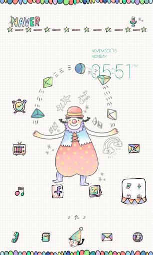 Circus dodol launcher theme