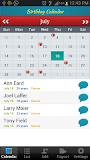 Birthday Calendar