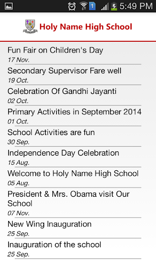 【免費教育App】Holy Name High School, Colaba-APP點子