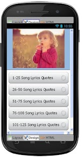 Best Song Lyrics Quotes Screenshots 0
