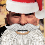 Say it Santa: Mustache & Beard  Icon