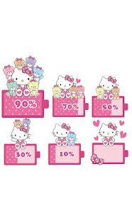 HELLO KITTY Battery Widget1