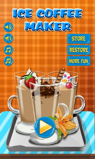 Ice Coffee Maker –Cooking Game