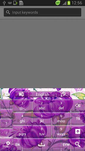 免費下載個人化APP|紫色の花無料キーボード app開箱文|APP開箱王