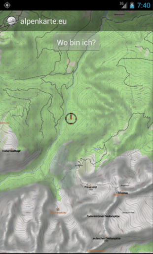 FIEMME mountain range map