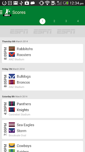 NRL Live Scores - League Now