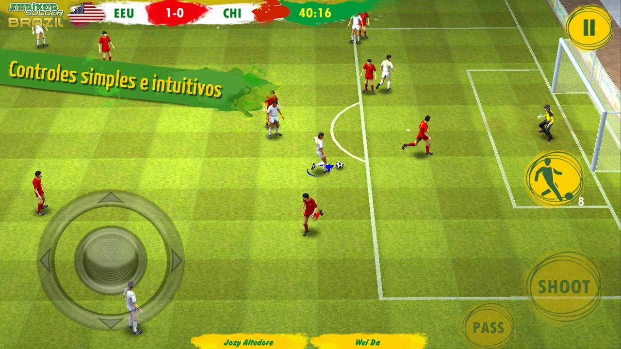 Striker Soccer Brasil - screenshot