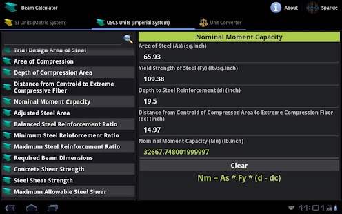 Beam Calculator Tablet Screenshots 6