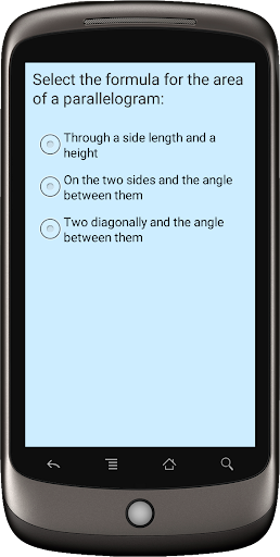 Area of ​​the parallelogram