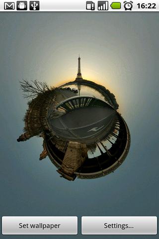 PanoPlanet Live Wallpaper Screen 3