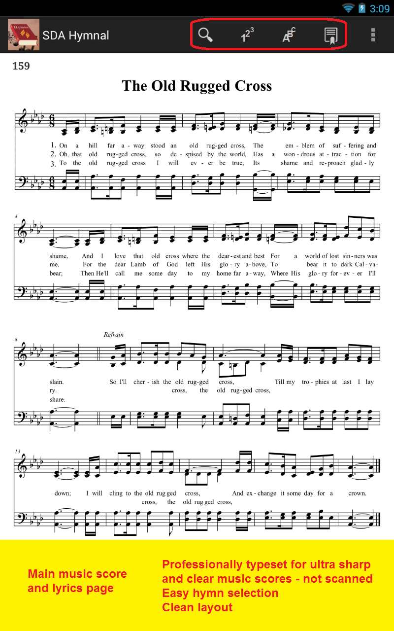 SDA Hymnal Screen 1