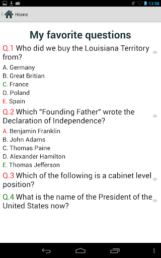 【免費教育App】US Citizenship Test 2013-APP點子