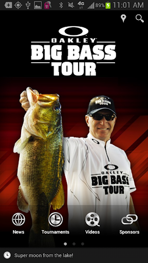 Oakley Big Bass Tour App