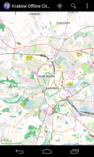 Kraków Offline City Map