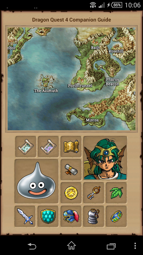Android application Companion for Dragon Quest IV screenshort