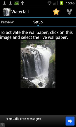 LiveWallpaper Waterfall