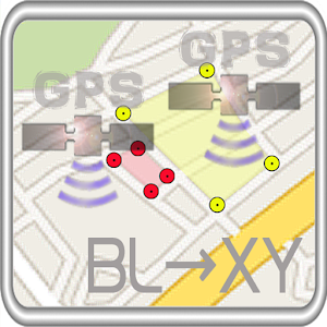 BLXY変換＆『GPS』座標・標高・距離・面積計測ツール 1.4.3