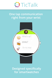 TicTalk chat on Android Wear Screenshot