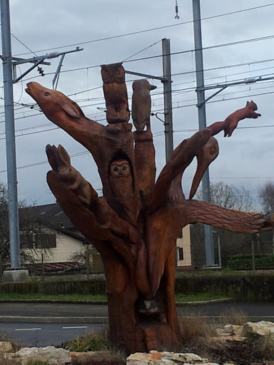 Sculpture sur bois Satigny