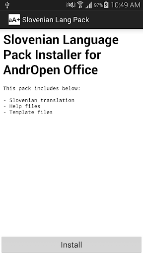 Slovenian Language Pack